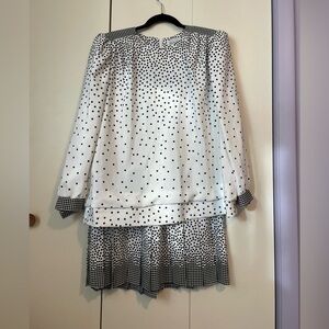 Black and White Polka Dot Dress
